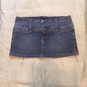 Mini skirt denim